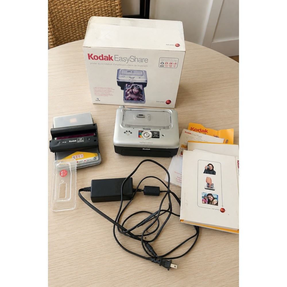 Kodak EasyShare Printer Dock 4x6 Photo Printer PictBridge CX DX LS Y2K Complete